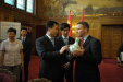 Az SZTE Konfuciusz Intézet létrehozásáról szóló dokumentum ünnepélyes aláírása a Parlamentben (2012.08.03)